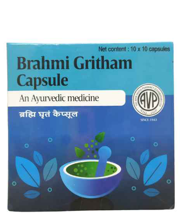 AVP Brahmi Gritham Soft Gel Capsule