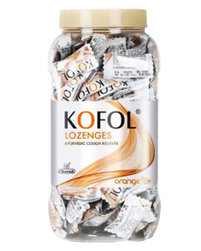 Charak Kofol Lozenges (Jar) Orange