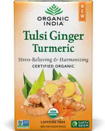 Oragani India Tulsi Ginger Turmeric