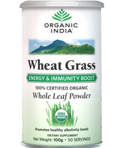 Organic India Wheat Grass For Energy & Immunity Boost