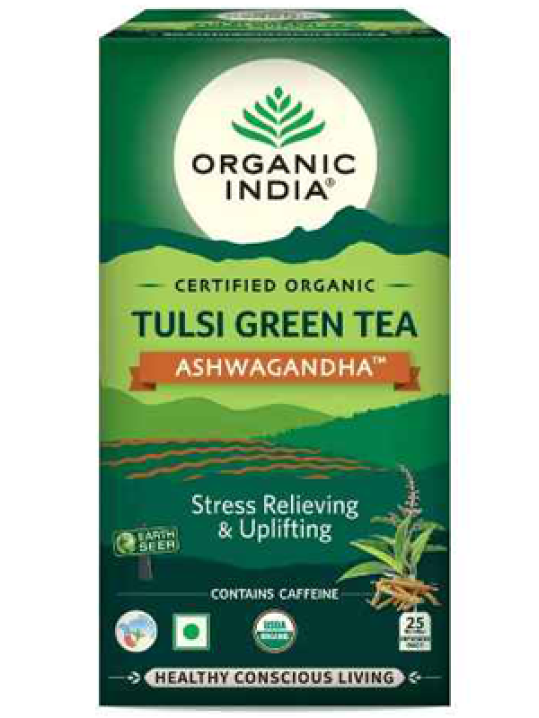 Organic Tulsi Green Tea Ashwagandha