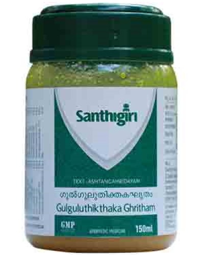 Santhigiri Gulguluthikthaka Ghritham