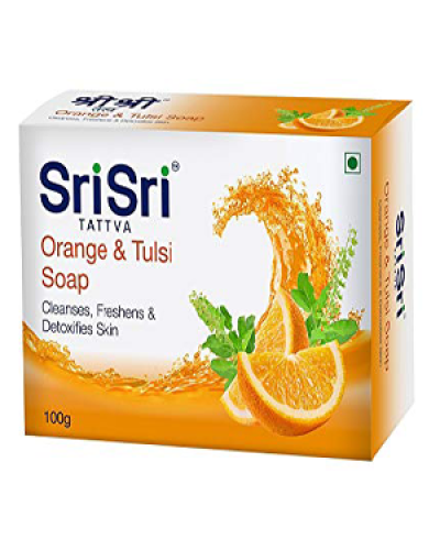 Sri Sri Tattva Orange & Tulsi Soap