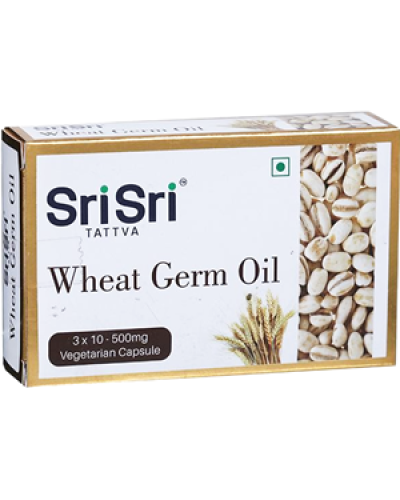 Sri Sri Tattva Wheat Germ Oil Vegetarian Capsule