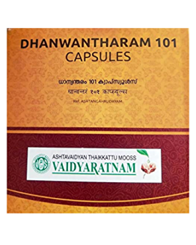 Vaidyaratnam 101 Dhanwantharam Soft Gel Capsule