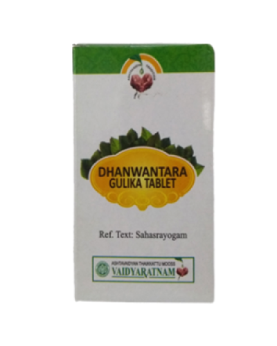 Vaidyaratnam Dhanwanthari Gulika Tablets (Dhanwantharam Gulika)