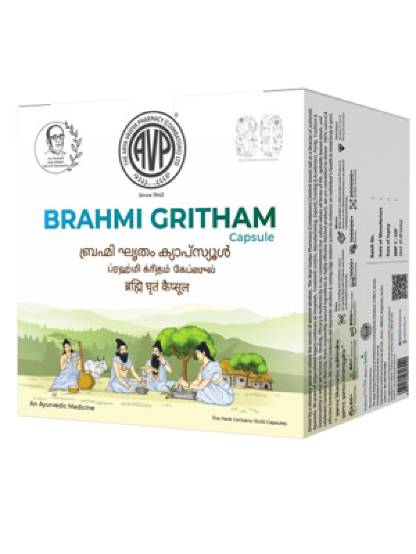 AVP Brahmi Gritham Soft Gel Capsule