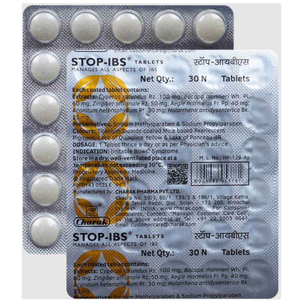 Charak Stop-IBS Tablets