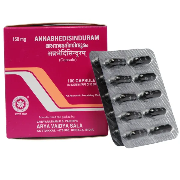 Kottakkal Annabhedi Sinduram Capsules
