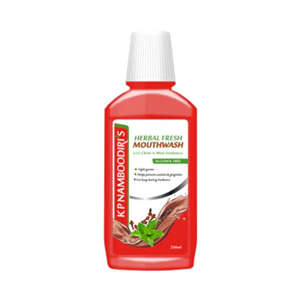 KP Namboodiri's Herbal Fresh Mouthwash Clove & Mint