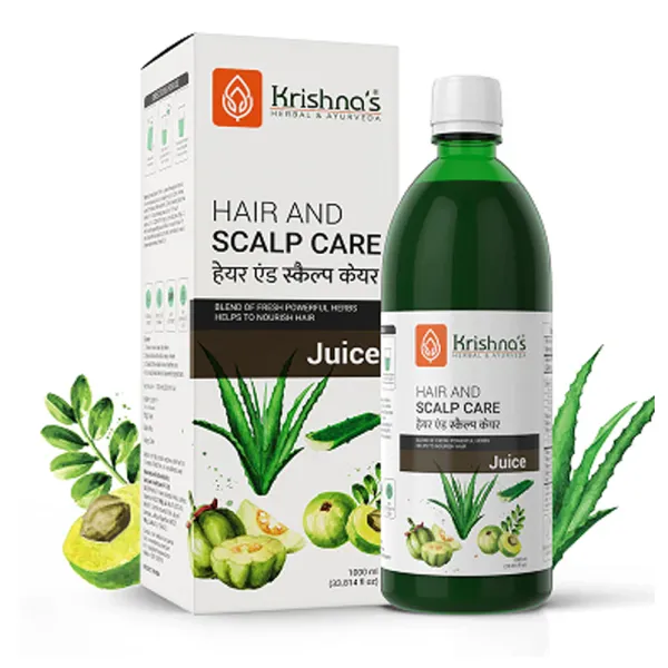 Krishna's Herbal & Ayurveda Hair And Scalp Care Juice
