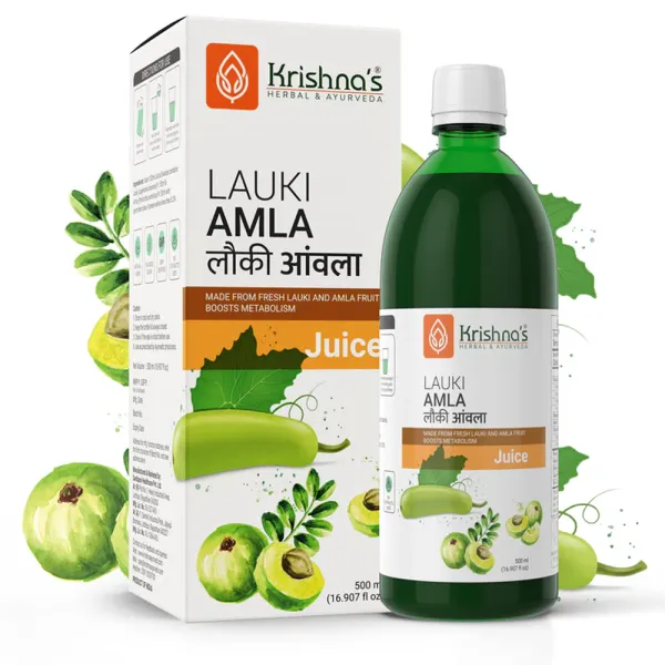 Krishna's Herbal & Ayurveda Lauki Amla Juice