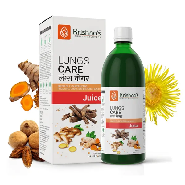 Krishna's Herbal & Ayurveda Lungs Care Juice
