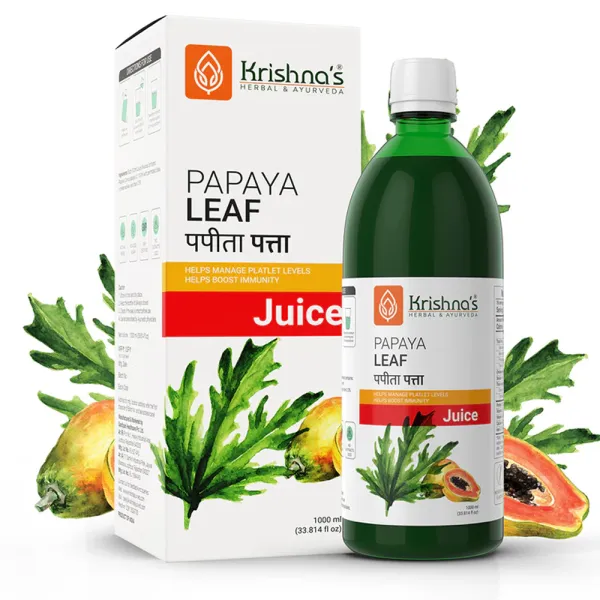 Krishna's Herbal & Ayurveda Papaya Leaf Juice