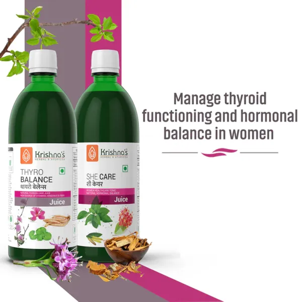 Krishna's Herbal & Ayurveda Thyro Balance Juice | She Care Juice