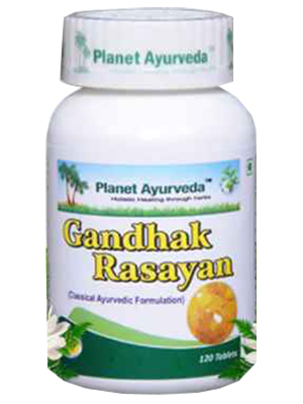 Planet Ayurveda Gandhak Rasayan Tablet
