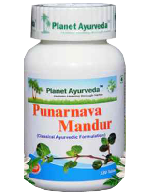 Planet Ayurveda Punarnava Mandur Tablet
