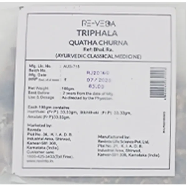 Revinto Triphala Quatha Churna