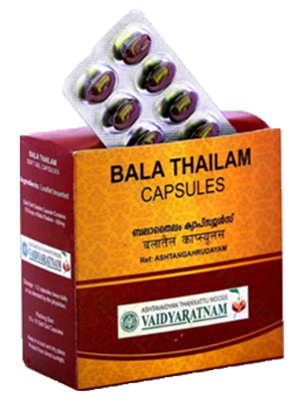 Vaidyaratnam Bala Thailam Soft Gel Capsule