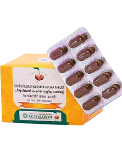 Vaidyaratnam Chiruvilwadi Kashaya Gulika Tablet