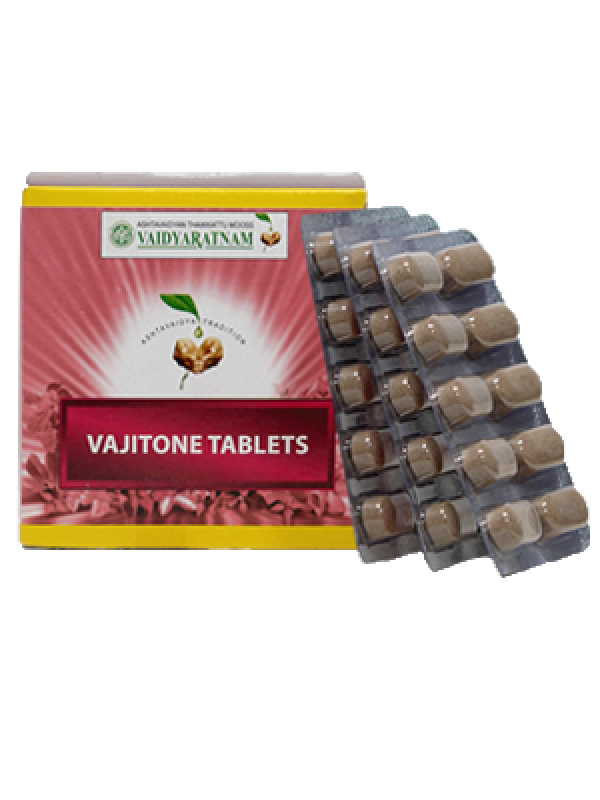 Vaidyaratnam Vajitone Tablets